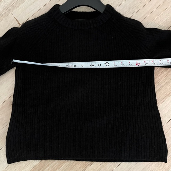 Jenni Kayne Cashmere Fisherman Sweater size XS Black - Picture 4 of 5